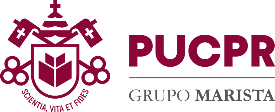 Logotipo da PUCPR — Grupo Marista, cliente do Agendor